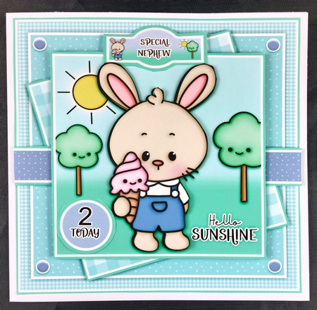 Hello Sunshine Boy Bunny Mini Kit With ages 1 to 6 Yrs by Linda Short
