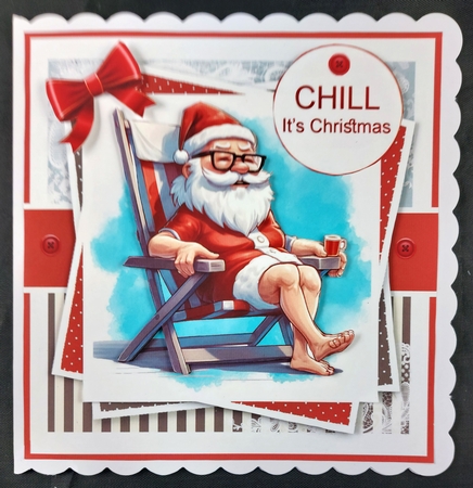 Santa At The Beach by Linda Short
