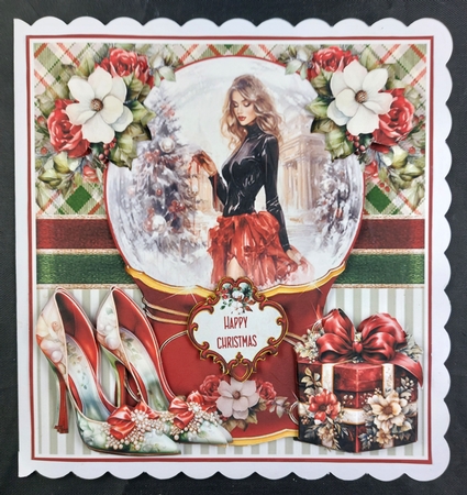 Glamour Snow Globe Mini Page Kit by Linda Short
