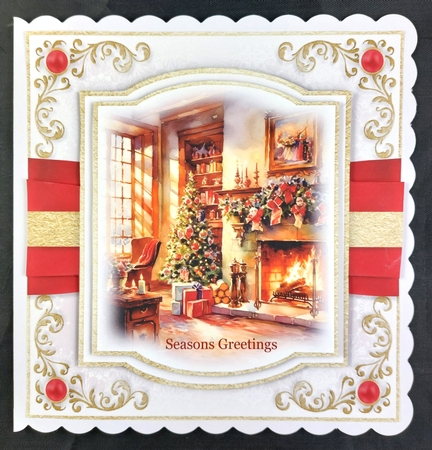 The Christmas Fireplace Toppers No.3 by Linda Short