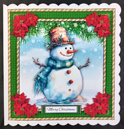 Cute Snowman Holiday Topper by Linda Short