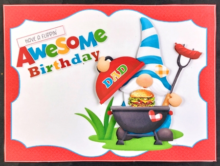 Awesome birthday wishes 7x7 & A5 mini kit by Linda Short