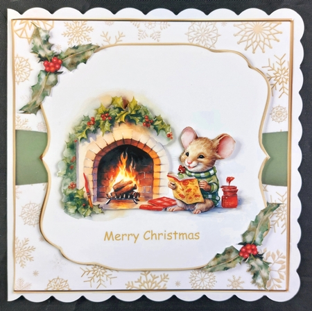 Cute Christmas Mice Multi Topper Kit by Linda Short