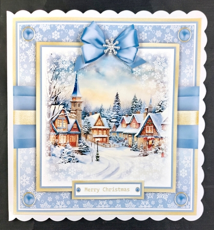 Winter Village Multi Topper Kit 8x8 inch by Linda Short