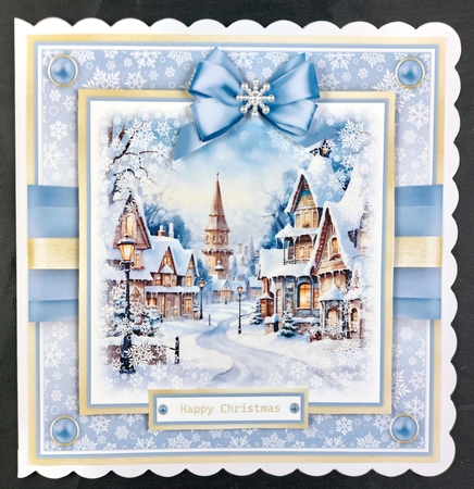 Winter Village Multi Topper Kit 8x8 inch by Linda Short