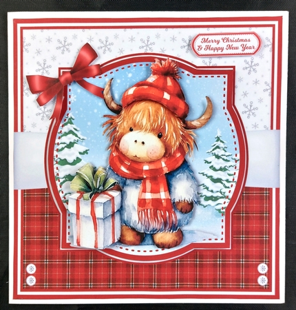 HAPPY CHRISTMAS COWS by Linda Short