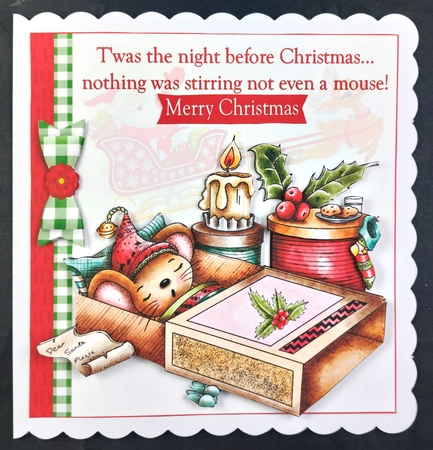 Twas the night before Christmas 8x8 & A5 mini kit by Linda Short