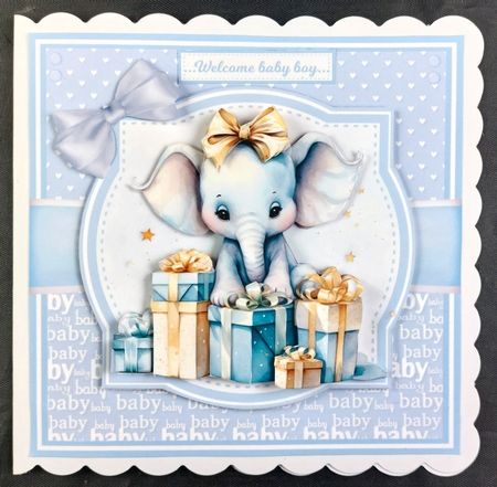 NEW BABY BOY - bumper kit by Linda Short