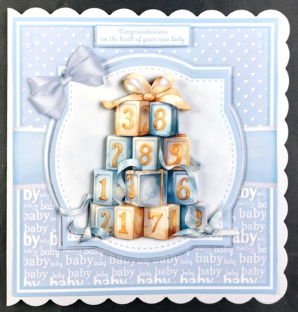 NEW BABY BOY - bumper kit by Linda Short