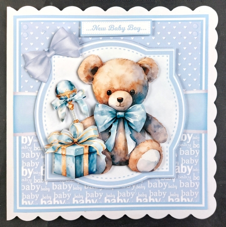 NEW BABY BOY - bumper kit by Linda Short