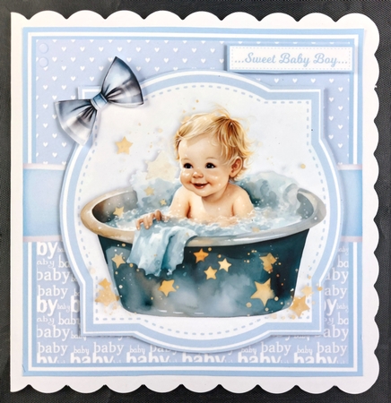 NEW BABY BOY - bumper kit by Linda Short