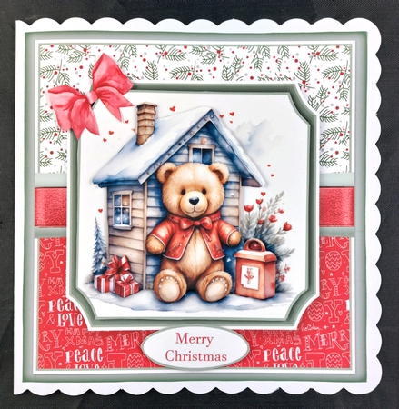 Christmas Bear toppers kit  by Linda Short