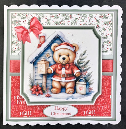 Christmas Bear toppers kit  by Linda Short