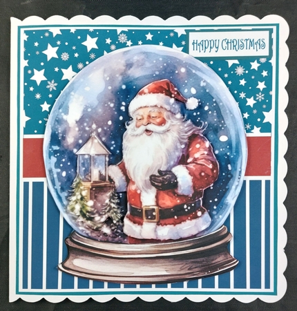 SANTA IN A SNOWGLOBE 2 by Linda Short