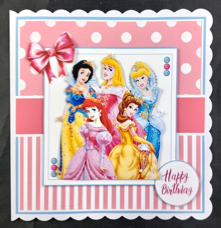 Forever Loved Classic Princess Card & Toppers Set by Linda Short