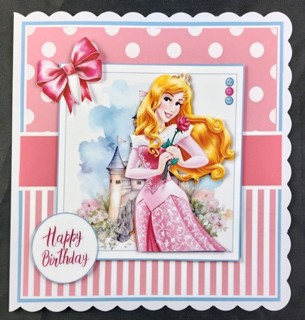 Forever Loved Classic Princess Card & Toppers Set by Linda Short