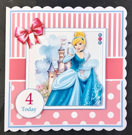 Forever Loved Classic Princess Card & Toppers Set by Linda Short