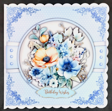 8x8 Mini Kit, Beautiful Blue Haze by Linda Short