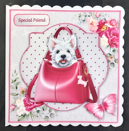Handbag Puppies - Multi-Topper Card Mini Kit by Linda Short