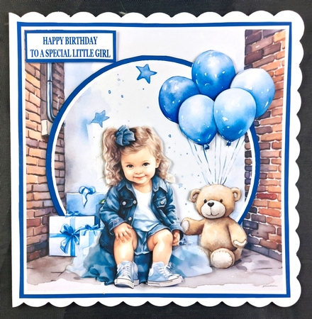 LITTLE GIRL IN DENIM by Linda Short