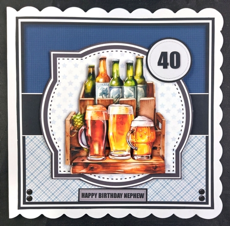 BIRTHDAY BEER or Fathers Day by Linda Short