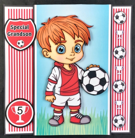 Football Boy Red Mini Kit With Ages 3 to 7 Yrs by Linda Short