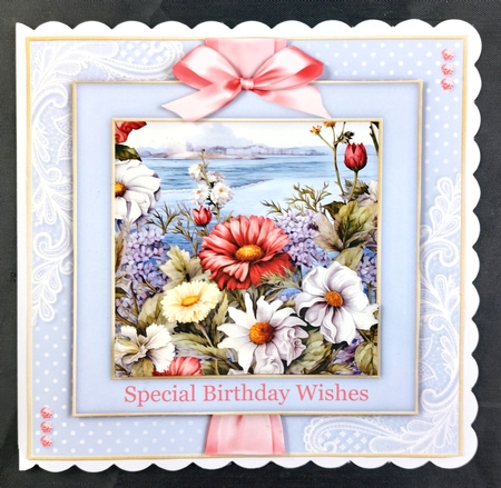 Pretty Seaside Flowers Toppers No.2 by Linda Short