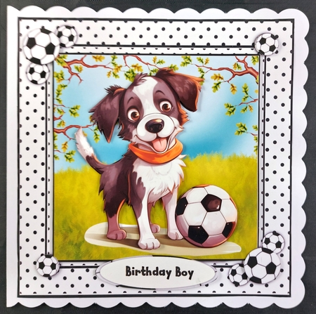 8x8 Mini Kit, Gorgeous Soccer Dog by Linda Short