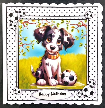 8x8 Mini Kit, Gorgeous Soccer Dog by Linda Short