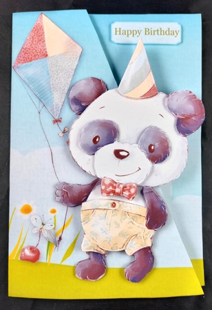 Happy Panda Over the Edge Card Mini Kit by Linda Short