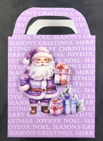 Spreading Christmas Cheer 8 1 XL Shaped Card Kit by Linda Short
