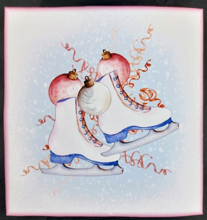 Christmas Skates & Baubles by Linda Short