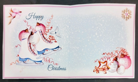 Christmas Skates & Baubles by Linda Short
