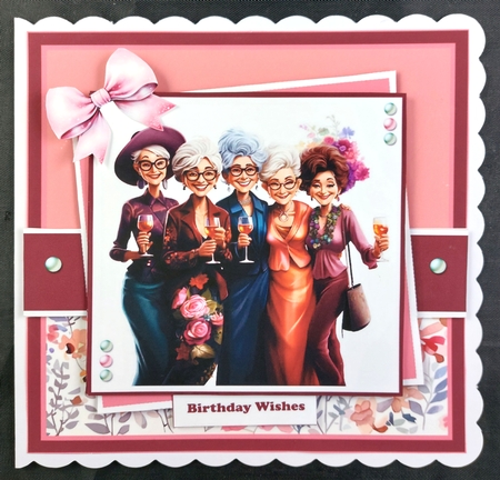Girls Just Want To Have Fun Toppers Set by Linda Short