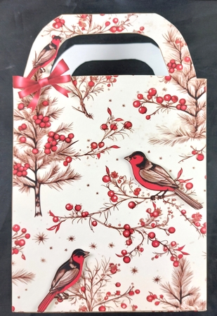 Vintage Christmas gift bag 11 by Linda Short