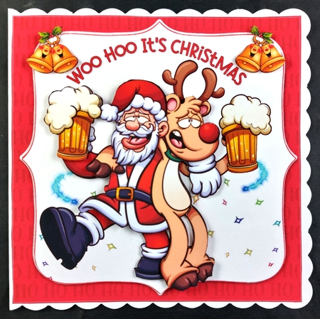 Woo Hoo Its Christmas 7x7 & A5 mini kit by Linda Short