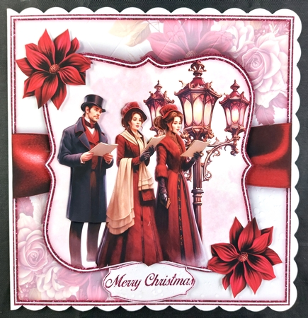 Victorian Christmas  Mini Kit   7X7 by Linda Short