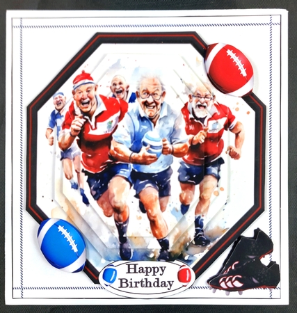 6x6 Golden oldies rugby mini kit choice of four by Linda Short