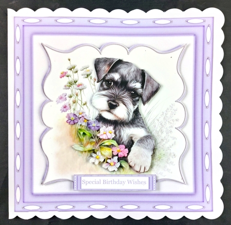 Cute Schnauzer Topper by Linda Short