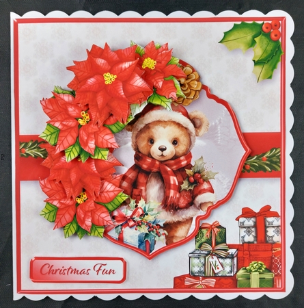 Christmas Teddies - Multi-Topper Card Mini Kit by Linda Short