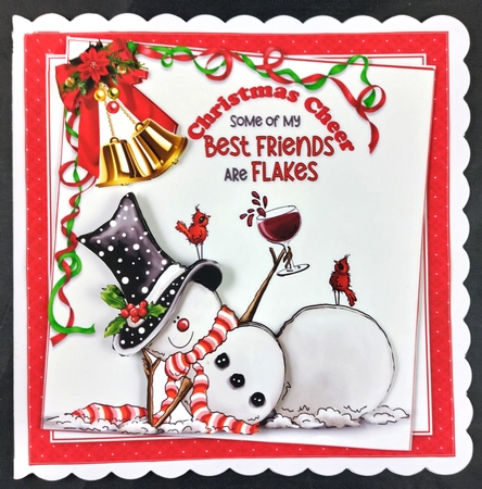 Flakey friends 7x7 & 5x7 mini kit by Linda Short