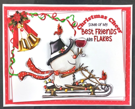 Flakey friends 7x7 & 5x7 mini kit by Linda Short