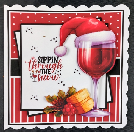 SIPPING THROUGH THE SNOW 2 by Linda Short