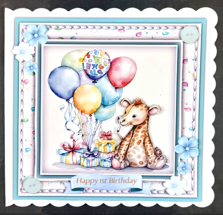 8x8 Mini Kit, Gorgeous Balloon Friends by Linda Short