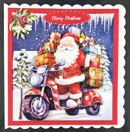 8x8 Mini Kit, Santas New Monster Bike by Linda Short