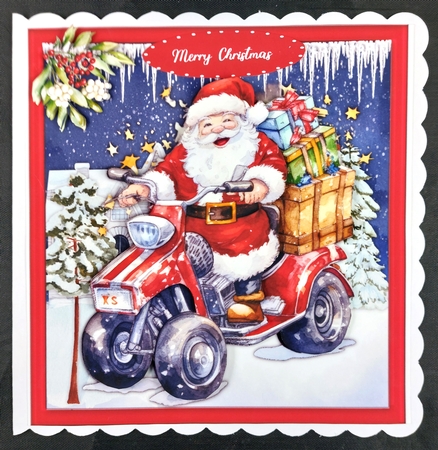 8x8 Mini Kit, Santas New Monster Bike by Linda Short