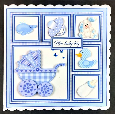 Sampler New baby boy by Linda Short