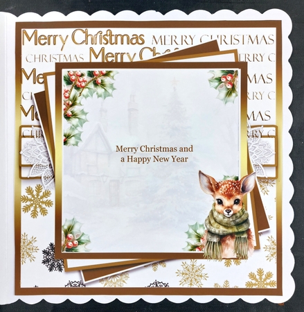 Cozy Christmas Deer by Linda Short