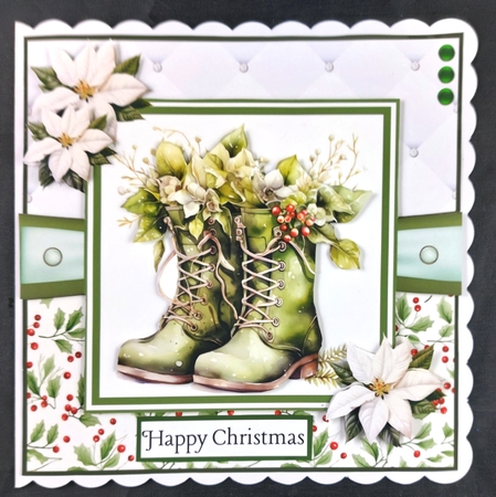 A Christmas Medley - Green #1 by Linda Short