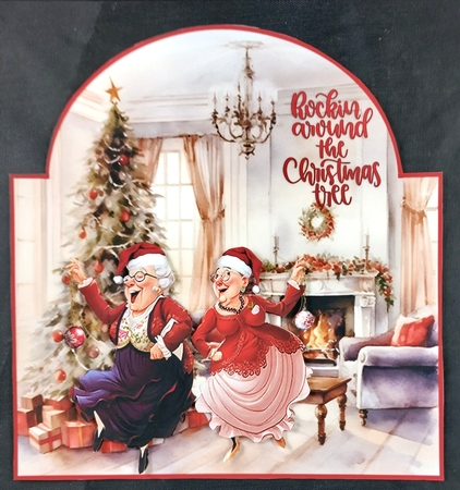Rockin Around The Christmas Tree Mini Page Kit by Linda Short
